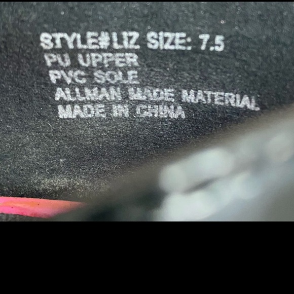 Vintage Monster High Draculaura Inspo Black Pink Peep Toe Stiletto Heels Sz 7.5 - Picture 11 of 11